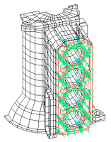 Engine model showing loading