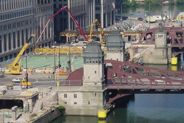 Phase 1 reconstruction at La Salle and Wells