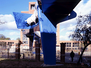 Plashet Footbridge - external and internal views