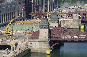 Phase 1 reconstruction at La Salle and Wells