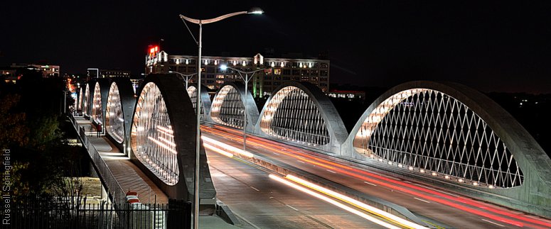 West 7th Street Bridge - open to traffic. Photo:Russell Springfield