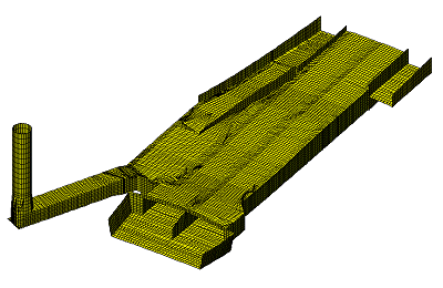 Gota tunnel - LUSAS model