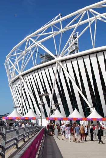 London Olympic Stadium as built, in 2012
