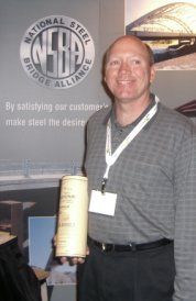 Michael Cronin of Jacobs St Louis, the lucky winner