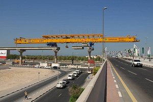 Construction of the Dubai Metro