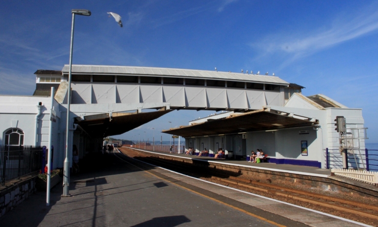 Dawlish station footbridge