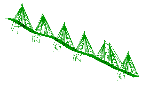 Animation of primary mode shape (exaggerated)