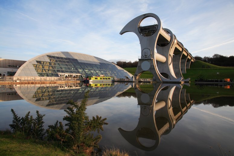 Falkirk Wheel and Visitor Gallery