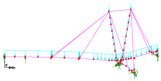 LUSAS model of structure