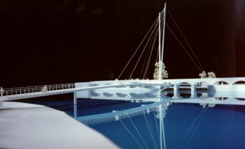 Model of River Lune Millennium Bridge