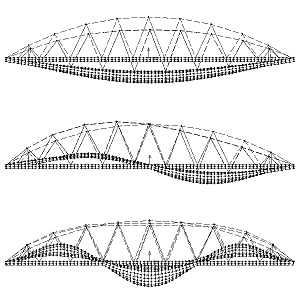 Mode shapes 3, 7 and 8