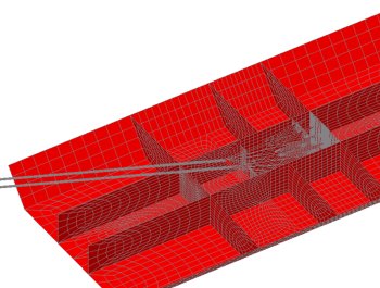 West Gate Bridge Upgrade: Detailed modelling around cable anchorage