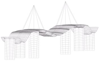 LUSAS model of West Gate Bridge