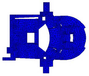 Automatic meshing of slab