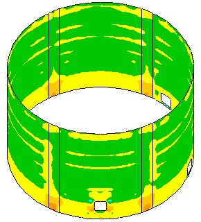 clinker store vertical out-of-plane shear