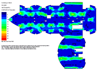 Contours of reinforcement bar diameter