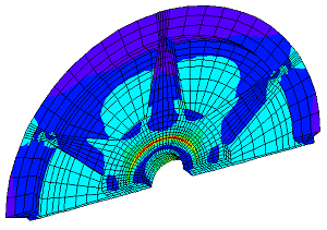 Composite pulley wheel