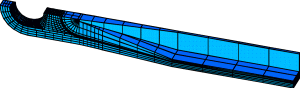 Part model of prototype strut